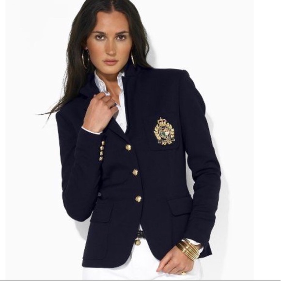 navy blue ralph lauren blazer